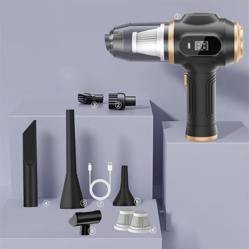 🚗 LIMITED-TIME 50% OFF! 🔋 Cordless 4-in-1 Car Vacuum – 12000Pa Suction, Digital Display, Type-C ✨