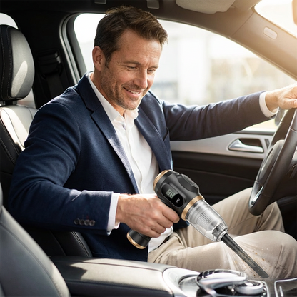 🚗 LIMITED-TIME 50% OFF! 🔋 Cordless 4-in-1 Car Vacuum – 12000Pa Suction, Digital Display, Type-C ✨