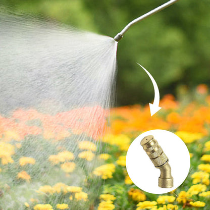 Adjustable Brass Sprayer Nozzle - 45° Tilted