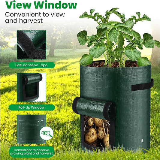 PE Potato Grow Bag with Harvest Flap