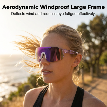 ⏳Limited-time 50% off⏰Large Frame UV Protection Sports Glasses – HD Vision & Lightweight Design🕶️🚴 🏃
