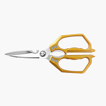 ✂️Multi-Functional Heavy Duty Kitchen Shears -FallFreshness- Stainless Steel Kitchen Shears, Sharp Silver Meat Scissors, Dishwasher Safe,  Poultry Shears, Japanese Cooking Scissors for Food, Chicken Bones, and Turkey