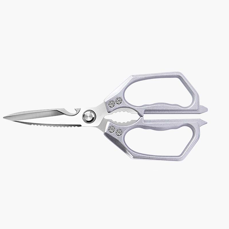 ✂️Multi-Functional Heavy Duty Kitchen Shears -FallFreshness- Stainless Steel Kitchen Shears, Sharp Silver Meat Scissors, Dishwasher Safe,  Poultry Shears, Japanese Cooking Scissors for Food, Chicken Bones, and Turkey