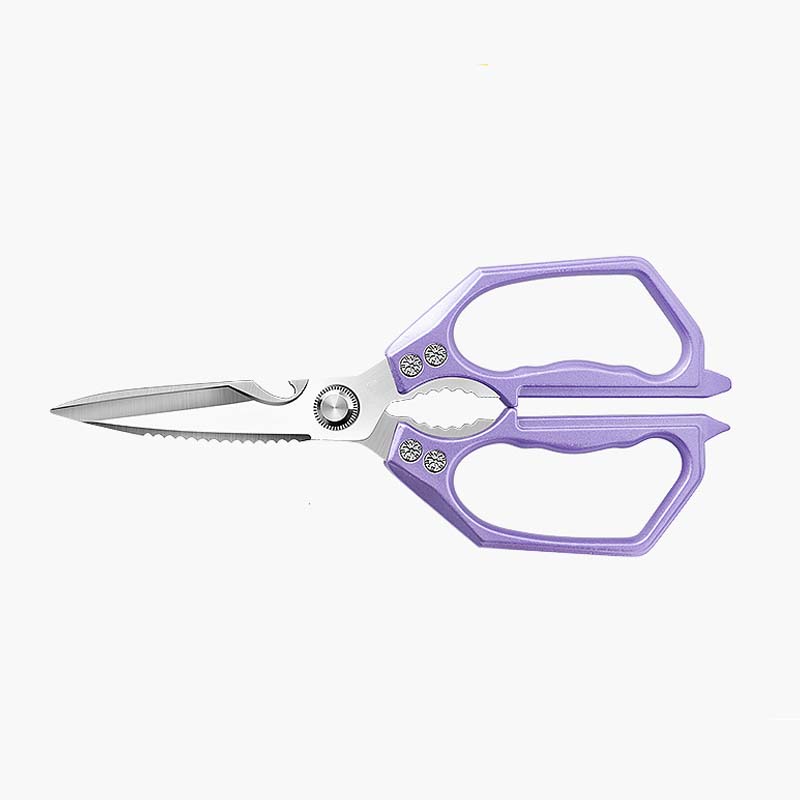 ✂️Multi-Functional Heavy Duty Kitchen Shears -FallFreshness- Stainless Steel Kitchen Shears, Sharp Silver Meat Scissors, Dishwasher Safe,  Poultry Shears, Japanese Cooking Scissors for Food, Chicken Bones, and Turkey