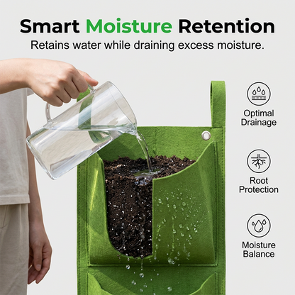 Space Saving Vertical Planter Bags