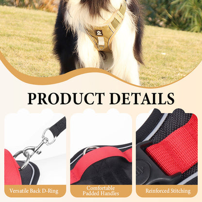 📢📢50% OFF !! ⏰No Pull Dog Harness with Leash & Collar LED