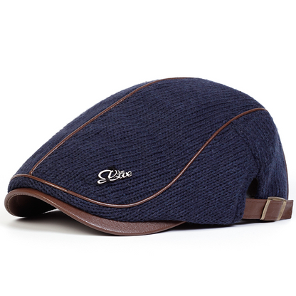 Knitted Warm Newsboy Hat