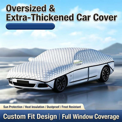 💥Car Windshield Snow Cover – All‑season, multi‑layer. Covers hood, glass & side windows. Strong straps, no slipping! 🚙💨