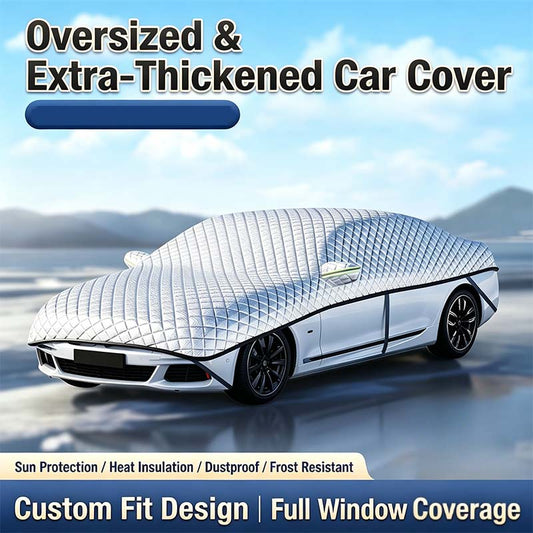 💥Car Windshield Snow Cover – All‑season, multi‑layer. Covers hood, glass & side windows. Strong straps, no slipping! 🚙💨