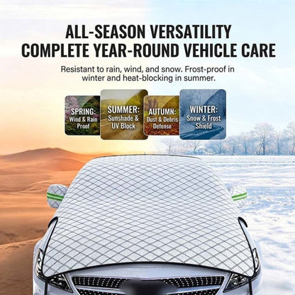 💥Car Windshield Snow Cover – All‑season, multi‑layer. Covers hood, glass & side windows. Strong straps, no slipping! 🚙💨