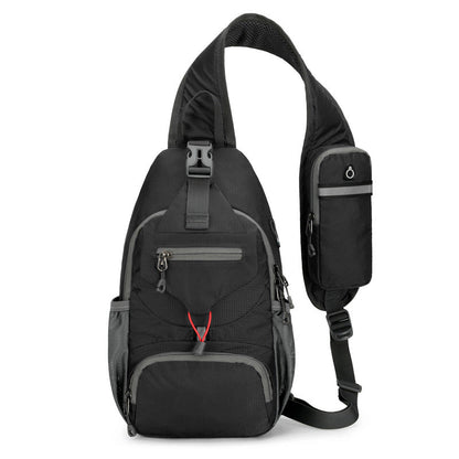 🎒 50% OFF NOW! 💧 Men's Outdoor Sling Bag – Multi-Pocket, Water-Resistant & Breathable – Perfect for Travel & Daily Use ✨