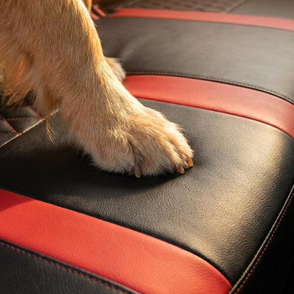 🎉 2026 Sale — 🔥Over 50,000 Sold 🚗 9-Piece Quilted Faux Leather Seat Covers – Car Interior Accessory ⏰