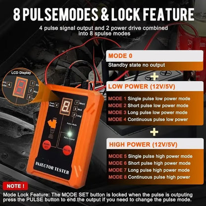 🎉 2026 Sale — Over 16,800 Sold!⛽4‑Mode 12V LED Display Fuel Injector Tester & Cleaner Tool ✨