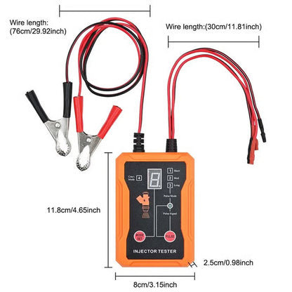 🎉 2026 Sale — Over 16,800 Sold!⛽4‑Mode 12V LED Display Fuel Injector Tester & Cleaner Tool ✨