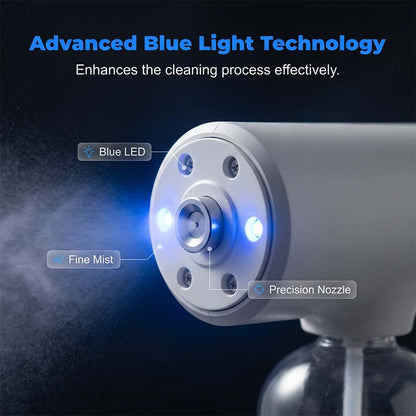 🦠 Cordless Nano Atomizer – Touchless Disinfecting, Blue Light – For Home, Office & Car 🏠