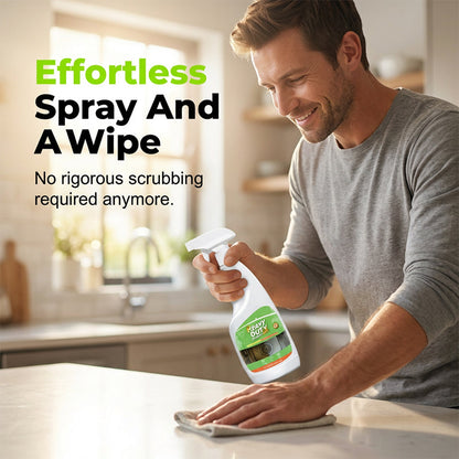 🏆 50% OFF! 🍑 Heavy-Duty Kitchen Degreaser Spray – Fast-Acting Grease Melter, Perfect for Range Hoods & Refreshing Peach Aroma – One Spray, Spotless Kitchen ✨