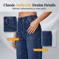 👖 LIMITED-TIME 50% OFF! ☁️ Women's Pull-On Wide-Leg Cropped Denim Jeans – Effortless Comfort, Elastic Waist, Chic Silhouette ✨