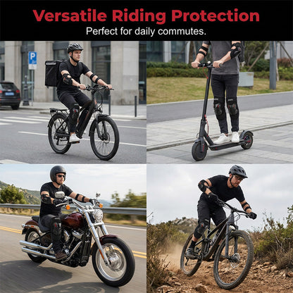🏍️ 2026 Sale — Over 34,000 Sold!🔥  Motorcycle Knee & Elbow Guard Set