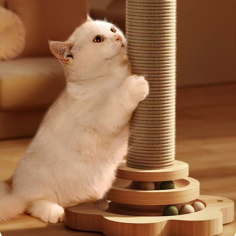 🏆LAST DAY SALE 50% OFF🔥Multifunctional Cat Activity Center with Scratcher and Toys
