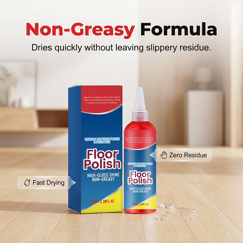 ⏰ Floor Polish – Scratch Repair, Non-Greasy, Long-Lasting 🔧