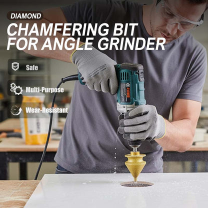 ⚙️50% OFF! ✨ Diamond Chamfering Bit for Grinder – Multi-Function, Brazed Diamond, Universal Fit 💎