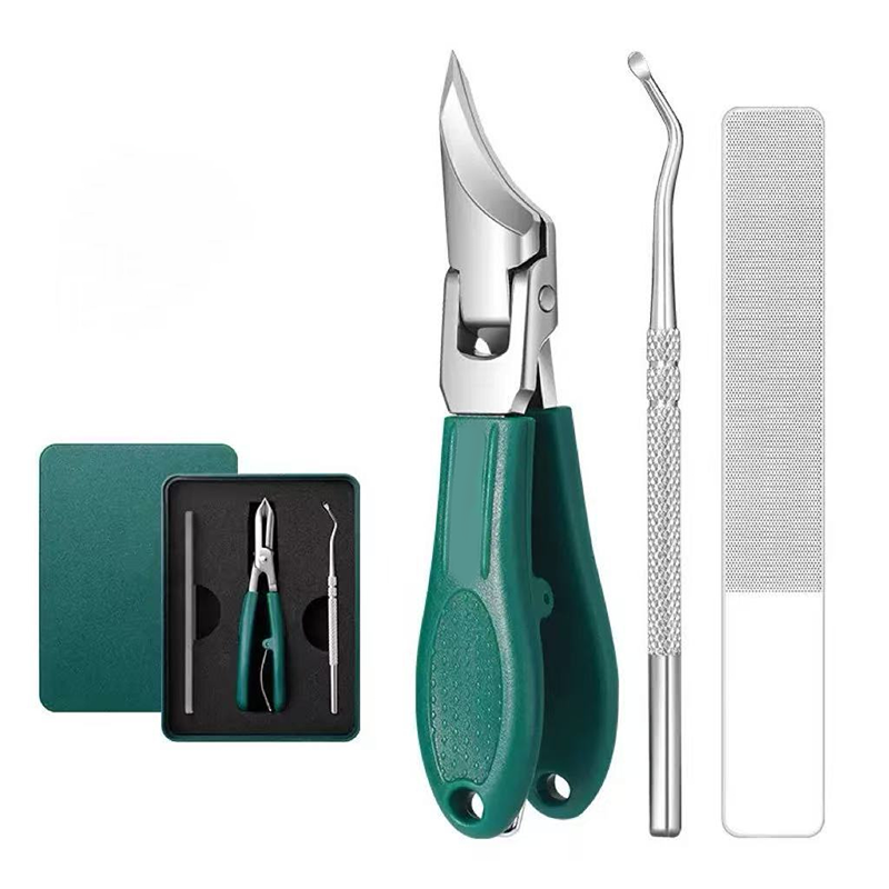 🎉Buy 1 Get 1 Free✂️ 3-Piece Professional Toenail Clipper Set – Precision Curved Blades 🦶