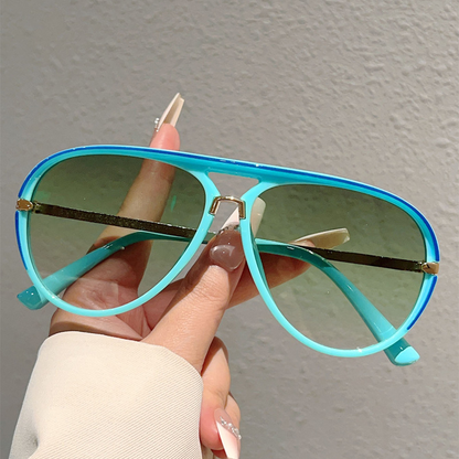 🔥 Women's Retro Double-Bridge Sunglasses