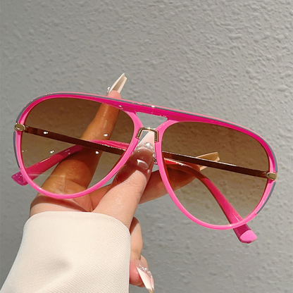 🔥 Women's Retro Double-Bridge Sunglasses