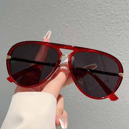 🔥 Women's Retro Double-Bridge Sunglasses