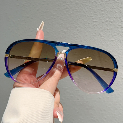 🔥 Women's Retro Double-Bridge Sunglasses