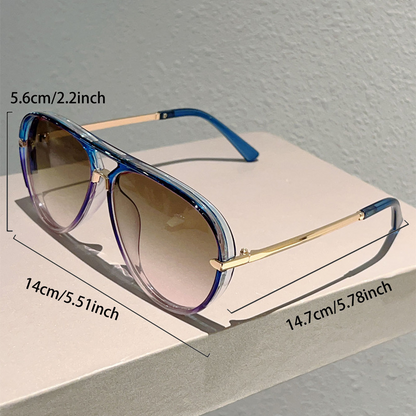 🔥 Women's Retro Double-Bridge Sunglasses