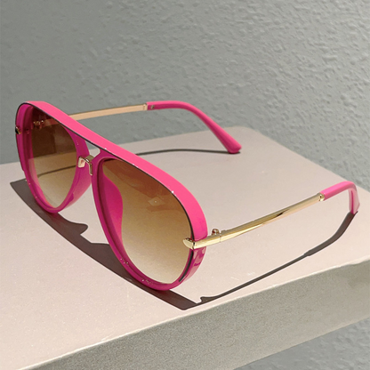 🔥 Women's Retro Double-Bridge Sunglasses