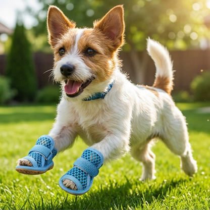 🐾☀️ 50% OFF! 🐕Lightweight Mesh Anti-Slip Pet Dog Boots – Breathable Summer Sandals for All Terrain Use