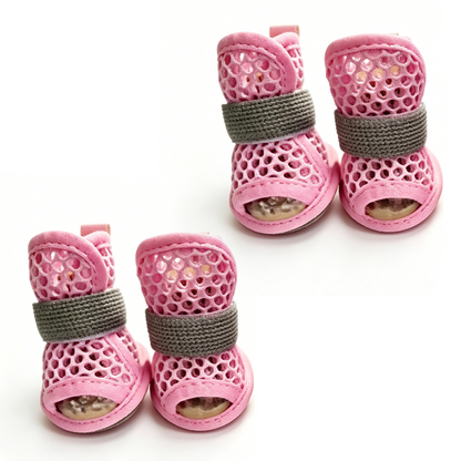 🐾☀️ 50% OFF! 🐕Lightweight Mesh Anti-Slip Pet Dog Boots – Breathable Summer Sandals for All Terrain Use
