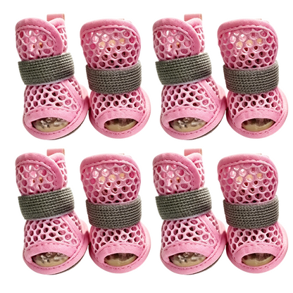 🐾☀️ 50% OFF! 🐕Lightweight Mesh Anti-Slip Pet Dog Boots – Breathable Summer Sandals for All Terrain Use