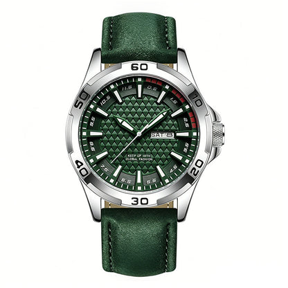 ⌚LIMITED-TIME50% OFF!💥Men's Luminous Quartz 30M Sports Wristwatch – 3D Geometric Dial, Anti-Scratch, Water Resistant ✨
