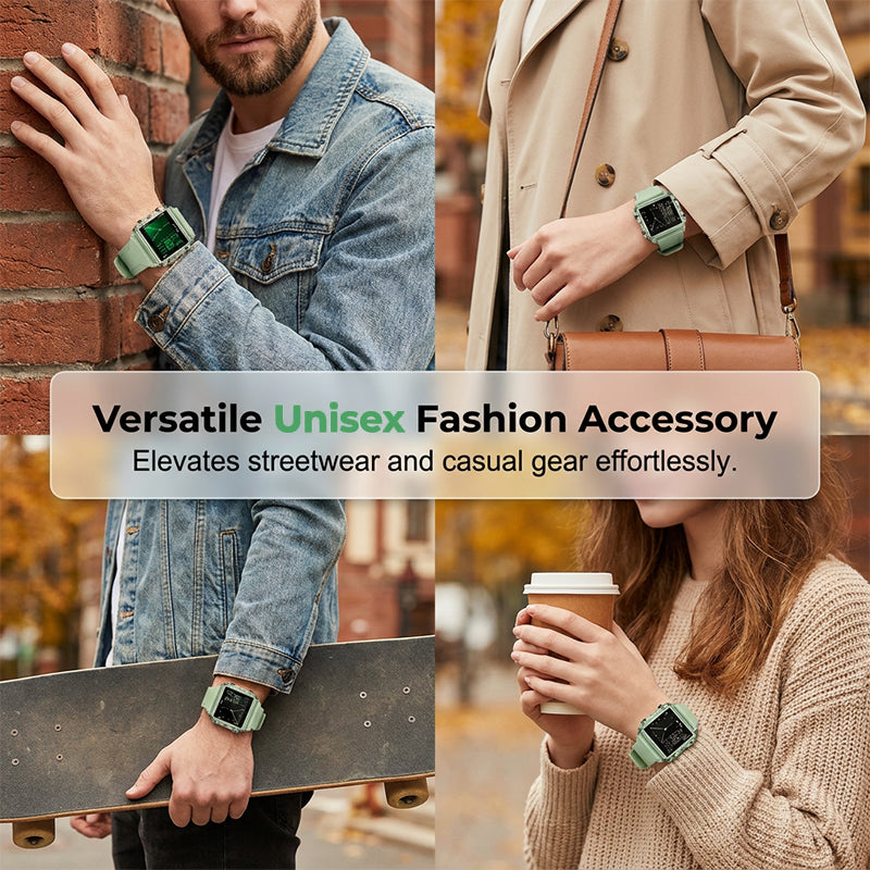 ⏳🔥LIMITED-TIME 50% OFF! ⏰Waterproof Transparent Digital Watch – 50M Rating, Luminous Display, Hybrid Time ✨