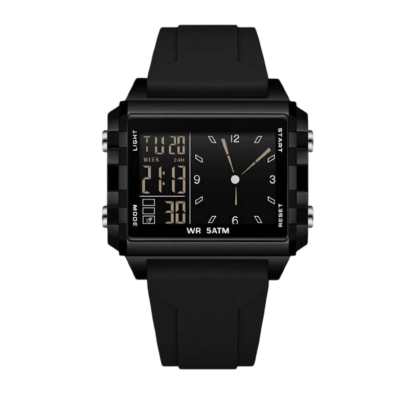 ⏳🔥LIMITED-TIME 50% OFF! ⏰Waterproof Transparent Digital Watch – 50M Rating, Luminous Display, Hybrid Time ✨