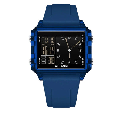 ⏳🔥LIMITED-TIME 50% OFF! ⏰Waterproof Transparent Digital Watch – 50M Rating, Luminous Display, Hybrid Time ✨