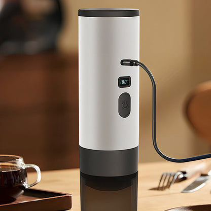 ☕ 50% OFF NOW! 🔋 Portable Espresso Machine for Travel – Compact Design, Digital Display, Type-C Fast Charging & 90ml Perfect Shot ✨