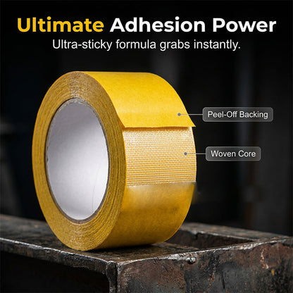 🔥⚡50K+ SOLD!🏠High-Tack Double-Sided Mesh Tape