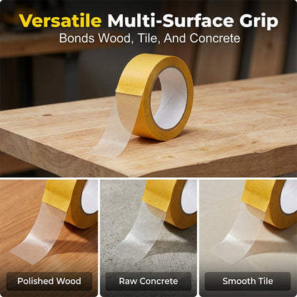 🔥⚡50K+ SOLD!🏠High-Tack Double-Sided Mesh Tape