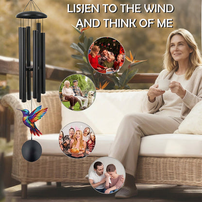 Vintage Metal Memorial Wind Chimes for Garden