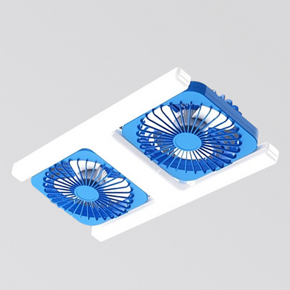 Modern 2-in-1 LED Ceiling Fan Light – Remote Control