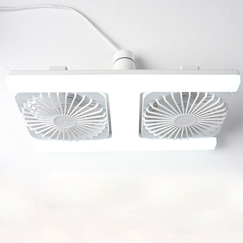 Modern 2-in-1 LED Ceiling Fan Light – Remote Control