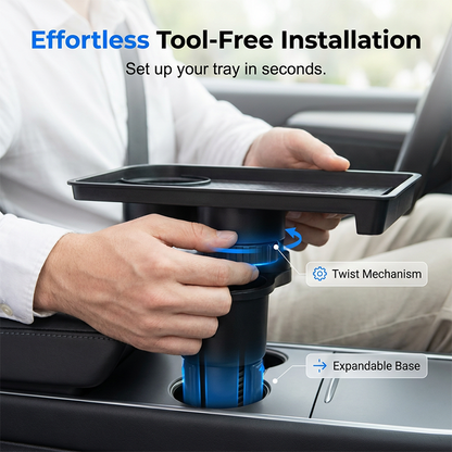 ⏰ Limited Time 50% OFF✨Car Cup Holder Expander with Tray