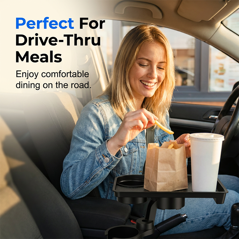 ⏰ Limited Time 50% OFF✨Car Cup Holder Expander with Tray