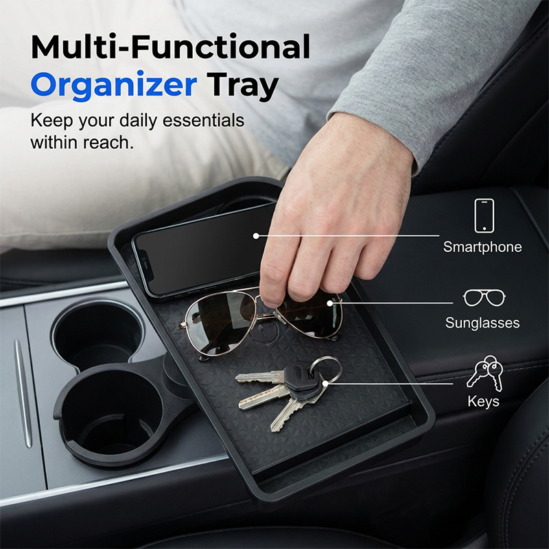 ⏰ Limited Time 50% OFF✨Car Cup Holder Expander with Tray