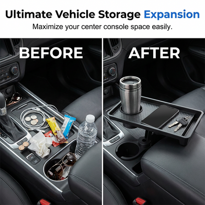 ⏰ Limited Time 50% OFF✨Car Cup Holder Expander with Tray