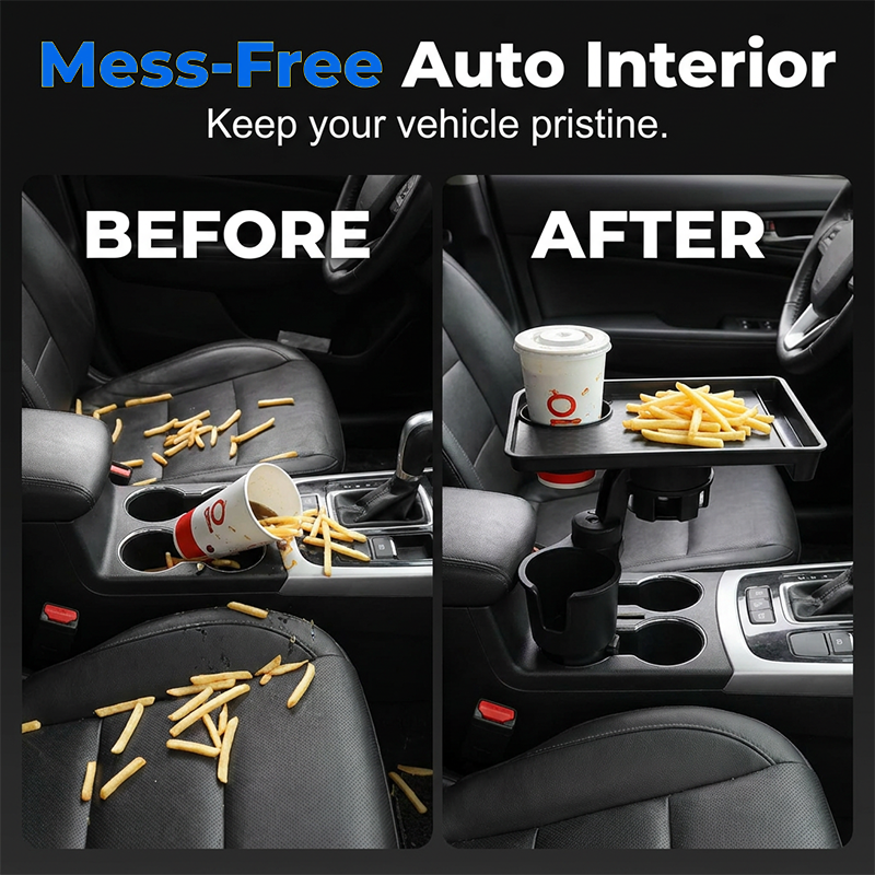 ⏰ Limited Time 50% OFF✨Car Cup Holder Expander with Tray